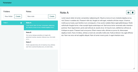 Notetaker app.